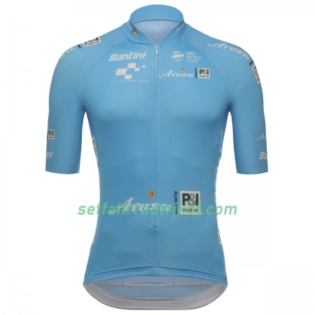 Azurblaues Radtrikot kurzarm 2018 Tour de Suisse